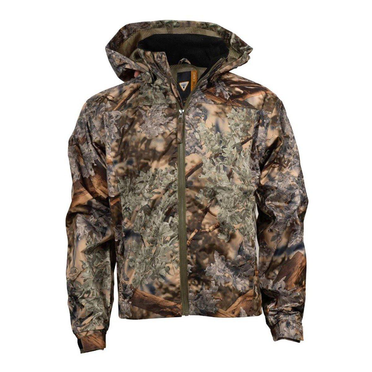 Youth King's Camo Climatex Rainwear Hooded Rain Jacket - King's Camo