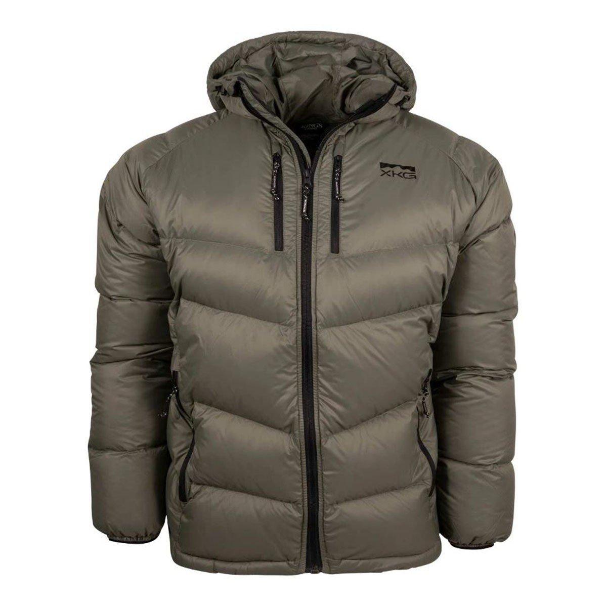 Men's King's Camo XKG Down Hooded Transition Jacket 800 Fill - King's Camo
