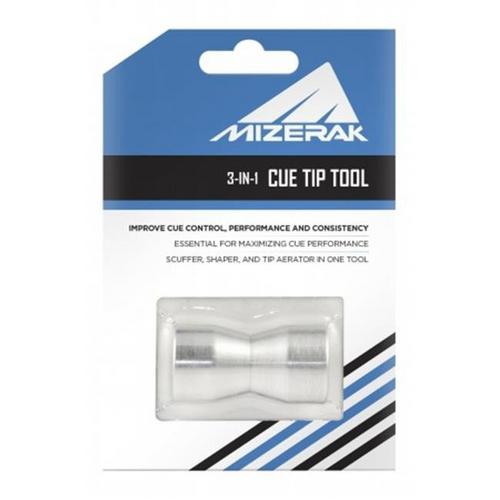 MIZERAK 3-in-1 Pool Cue Tip Tool - Primary Image