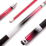 MIZERAK Graphstrike 58&quot; 2-Piece Fiberglass Graphite Composite Billiard/Pool Cue  -Red - Thumbnail 1 of 2