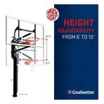 Goalsetter All-American 60" Acrylic In-Ground Basketball Hoop - Thumbnail 2 of 7