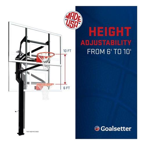 Goalsetter All-American 60" Acrylic In-Ground Basketball Hoop - Primary Image