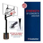 Goalsetter All-American 60" Acrylic In-Ground Basketball Hoop - Thumbnail 3 of 7