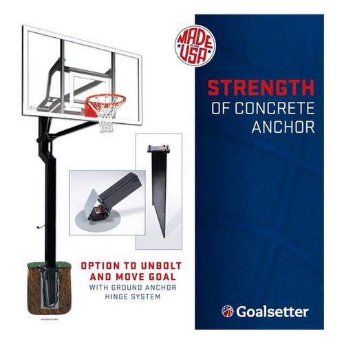 Goalsetter All-American 60" Acrylic In-Ground Basketball Hoop - Primary Image