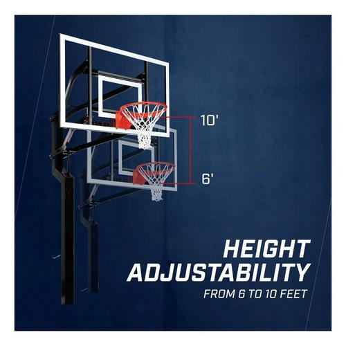 Goalsetter Contender 54" Acrylic In-Ground Basketball Hoop - Primary Image