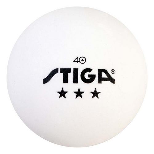 STIGA 3-Star 6-Pack White Ping Pong Balls - Primary Image