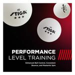 STIGA 3-Star 6-Pack White Ping Pong Balls - Thumbnail 3 of 7
