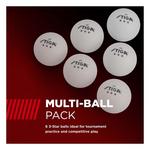 STIGA 3-Star 6-Pack White Ping Pong Balls - Thumbnail 4 of 7