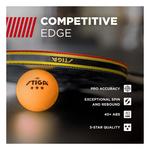 STIGA 3-Star 6-Pack Orange Ping Pong Balls - Thumbnail 6 of 7