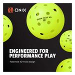 ONIX Dura Fast Pickleballs - 4 Pack - Thumbnail 4 of 10