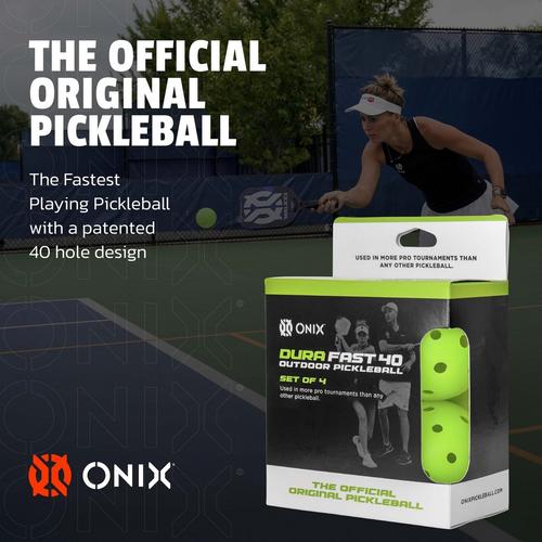 ONIX Dura Fast Pickleballs - 4 Pack - Primary Image