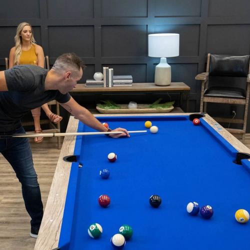 American Legend 84" x 47" Kirkwood Billiard Table - Primary Image