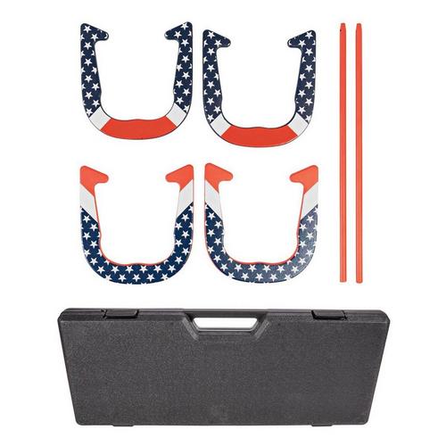 Triumph Patriotic Forged Horseshoe Set - Primary Image