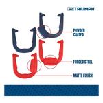 Triumph Patriotic Forged Horseshoe Set - Thumbnail 2 of 4