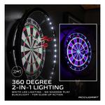 Accudart Nighthawk 2in1 LED/Blacklight Bristle Dartboard - Thumbnail 2 of 8