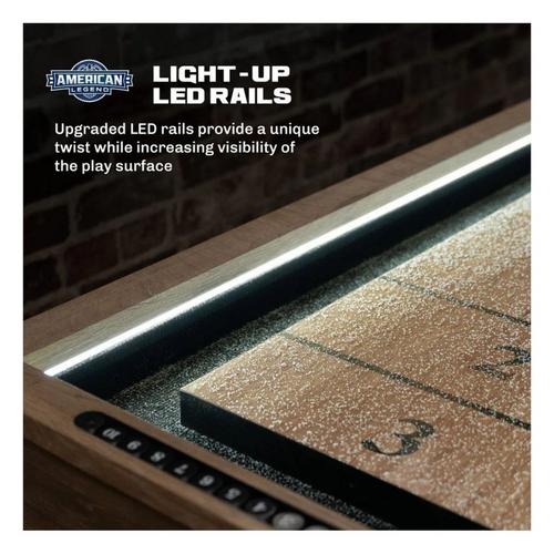 American Legend LED Shuffleboard with Buffet Top - Primary Image