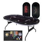 American Legend 84" Oval LED Casino Table - Thumbnail 1 of 8