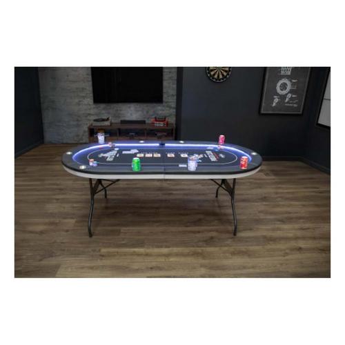 American Legend 84" Oval LED Casino Table - Primary Image