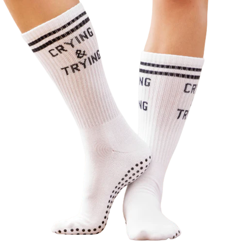 SOULS Crying and Trying Ankle Socks - Primary Image