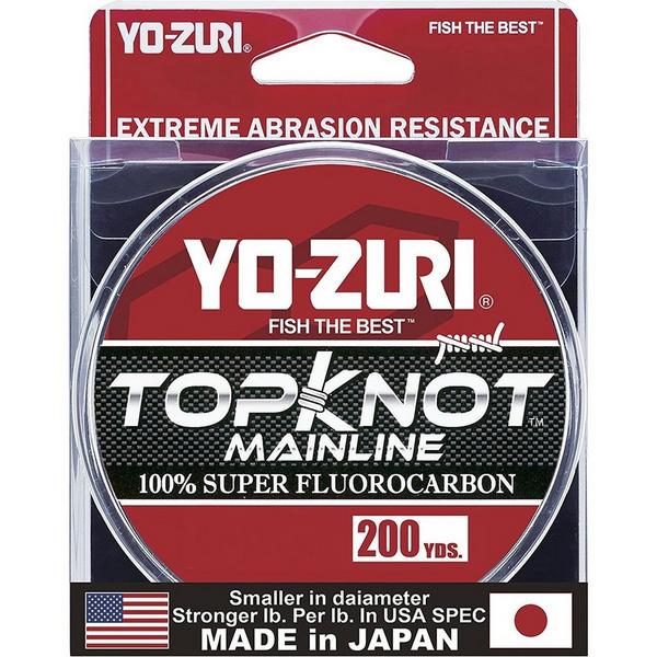 YO-ZURI TopKnot Fluorocarbon Fishing Line