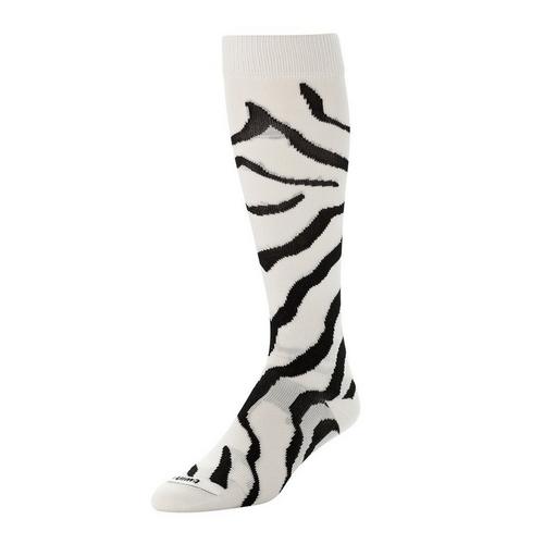 TCK Krazisox Zebra Knee High Soccer Socks - Primary Image