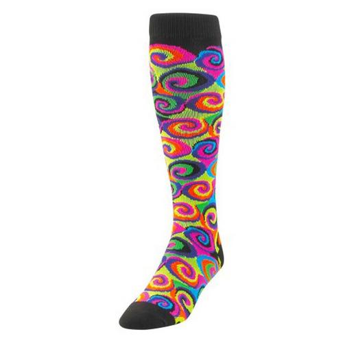 TCK Neon Swirl Knee High Soccer Socks - Primary Image