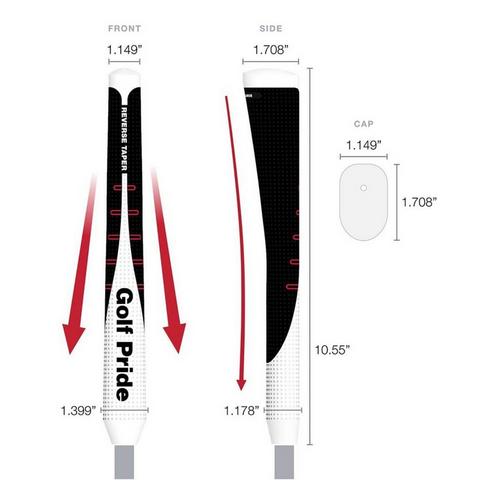 Golf Pride Reverse Taper Pistol Putter Grip - Primary Image