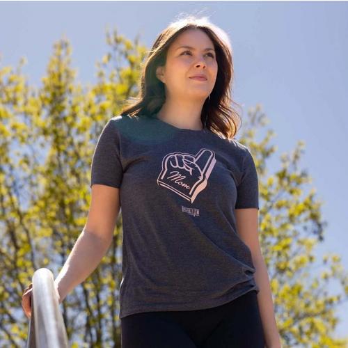 Women's Baseballism Number One Mom Softball T-Shirt - Primary Image