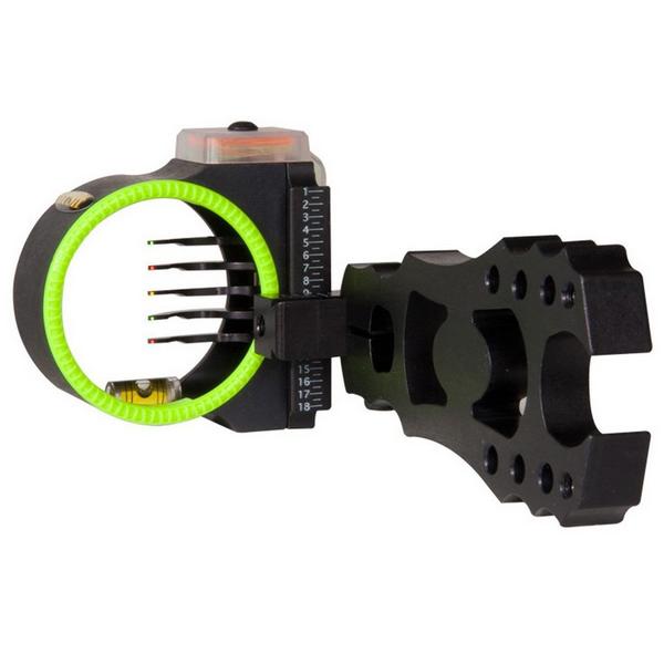 Black Gold Rush 5 Pin Bow Sight Black