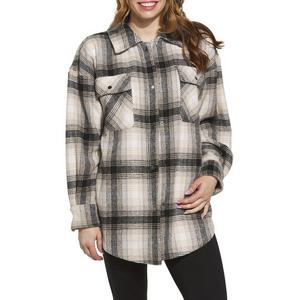 Women's Fornia Jacquard Boyfriend Shirt Jacket