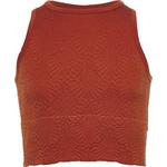 Girls' Fornia High Neck Floral Jacquard Tank Top - Thumbnail 1 of 3