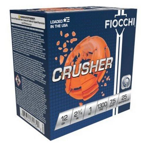 Fiocchi Exacta Target Crusher Shotshells 12 Gauge Shotshells 25 Round Box - Primary Image