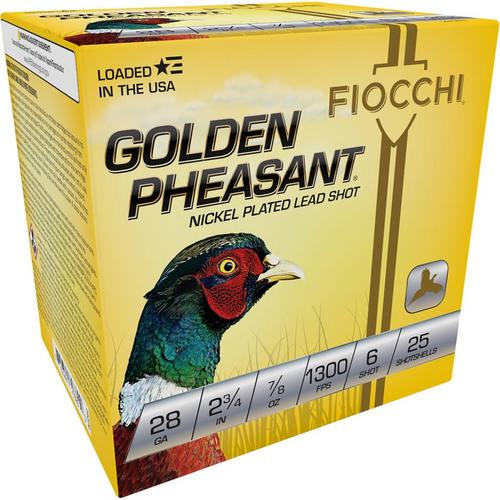 Fiocchi Golden Pheasant 28 Gauge Shotshells 25 Round Box | SCHEELS.com
