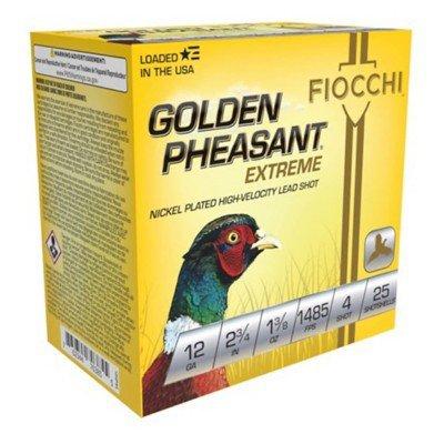 Fiocchi Golden Pheasant Extreme 12 Gauge Shotshells 25 Round Box