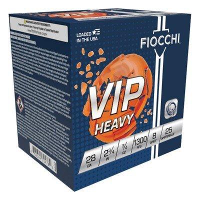 Fiocchi VIP Heavy Gauge Shotshells 28 Gauge Shotshells 25 Round Box