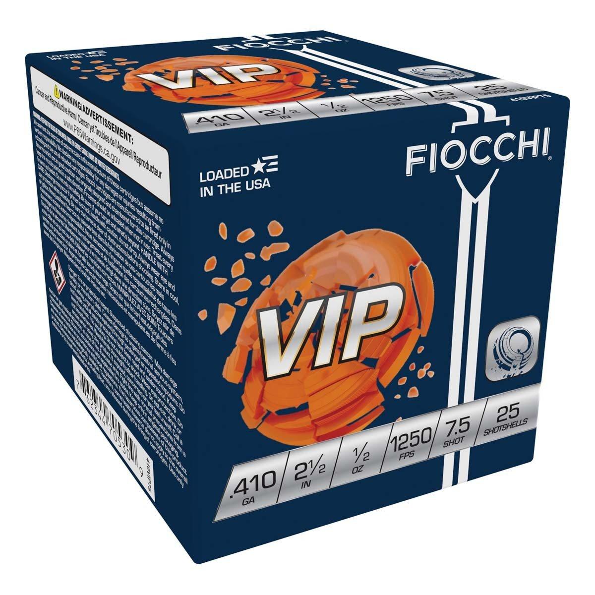Fiocchi VIP Target Load .410 Bore Shotshells 25 Round Box
