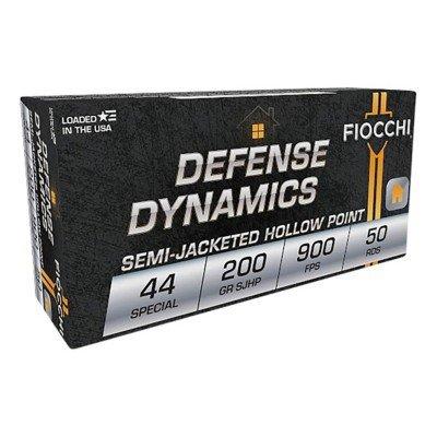 Fiocchi Defense Dynamics JHP 44 Special Handgun Ammunition 50 Round Box