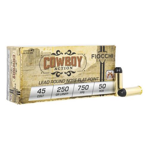 Fiocchi Cowboy Action 38 S&W Short Handgun Ammunition 50 Round Box - Primary Image
