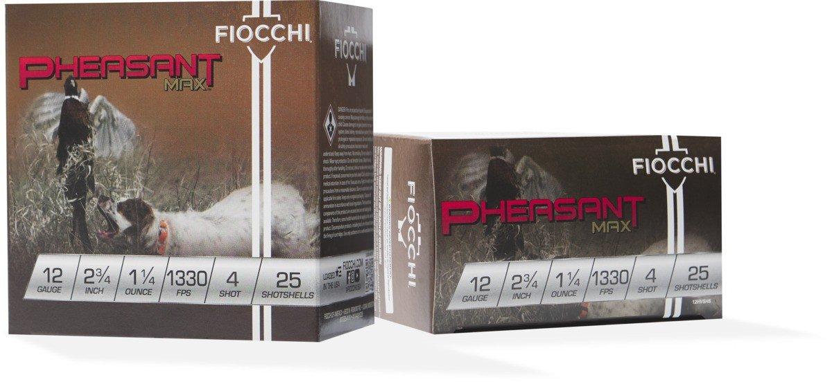 Fiocchi Scheels Exclusive Pheasant Max 12 Gauge Shotshells 25 Round Box - Fiocchi