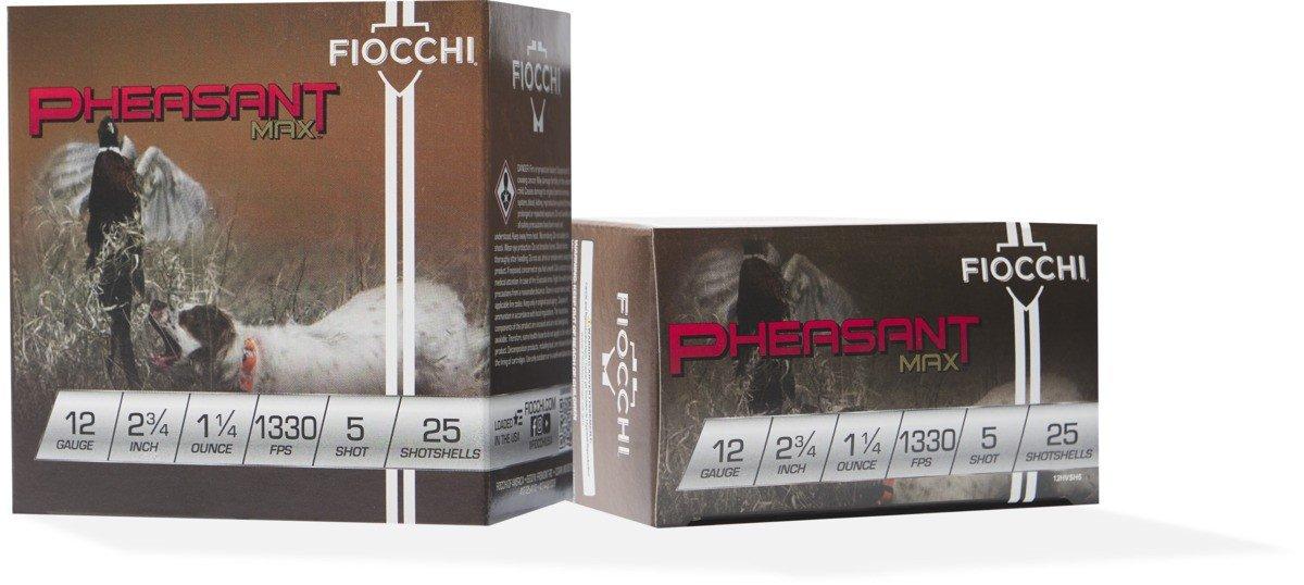 Fiocchi Scheels Exclusive Pheasant Max 12 Gauge Shotshells 25 Round Box - Fiocchi