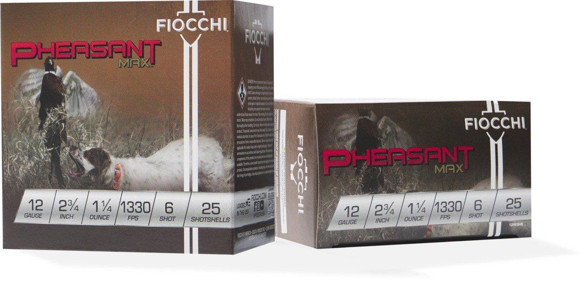 Fiocchi Scheels Exclusive Pheasant Max 12 Gauge Shotshells 25 Round Box - Fiocchi