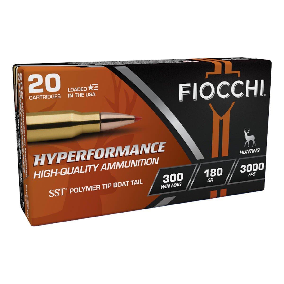 Fiocchi Hyperformance SST 300 Winchester Magnum Rifle Ammunition 20 Round Box