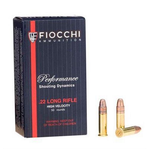 Fiocchi Shooting Dynamics 22 Long Rifle Rimfire Ammunition 50 Round Box - Primary Image