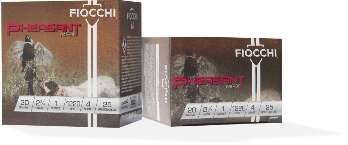 Fiocchi Scheels Exclusive Pheasant Max 20 Gauge Shotshells 25 Round Box - Fiocchi