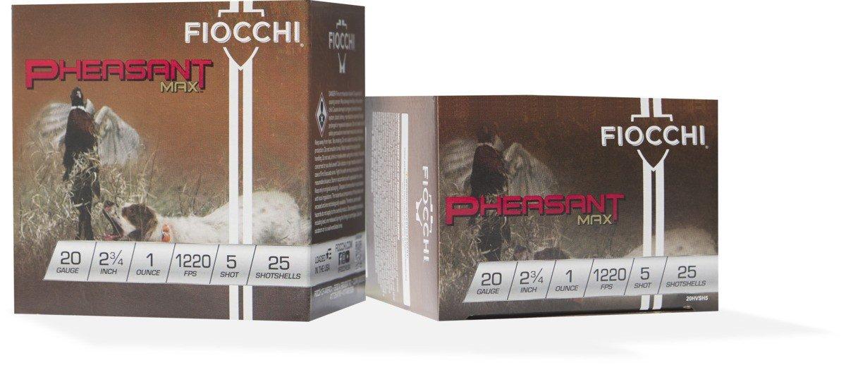 Fiocchi Scheels Exclusive Pheasant Max 20 Gauge Shotshells 25 Round Box - Fiocchi