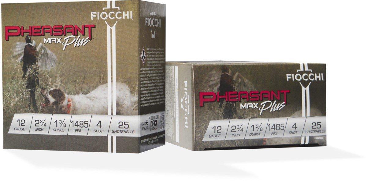 Fiocchi Scheels Exclusive Pheasant Max Plus 12 Gauge Shotshells 25 Round Box - Fiocchi