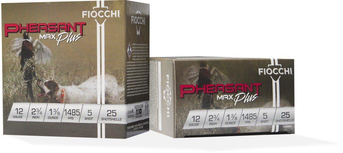 Fiocchi Scheels Exclusive Pheasant Max Plus 12 Gauge Shotshells 25 Round Box - Fiocchi