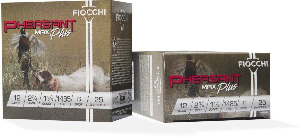 Fiocchi Scheels Exclusive Pheasant Max Plus 12 Gauge Shotshells 25 Round Box - Fiocchi