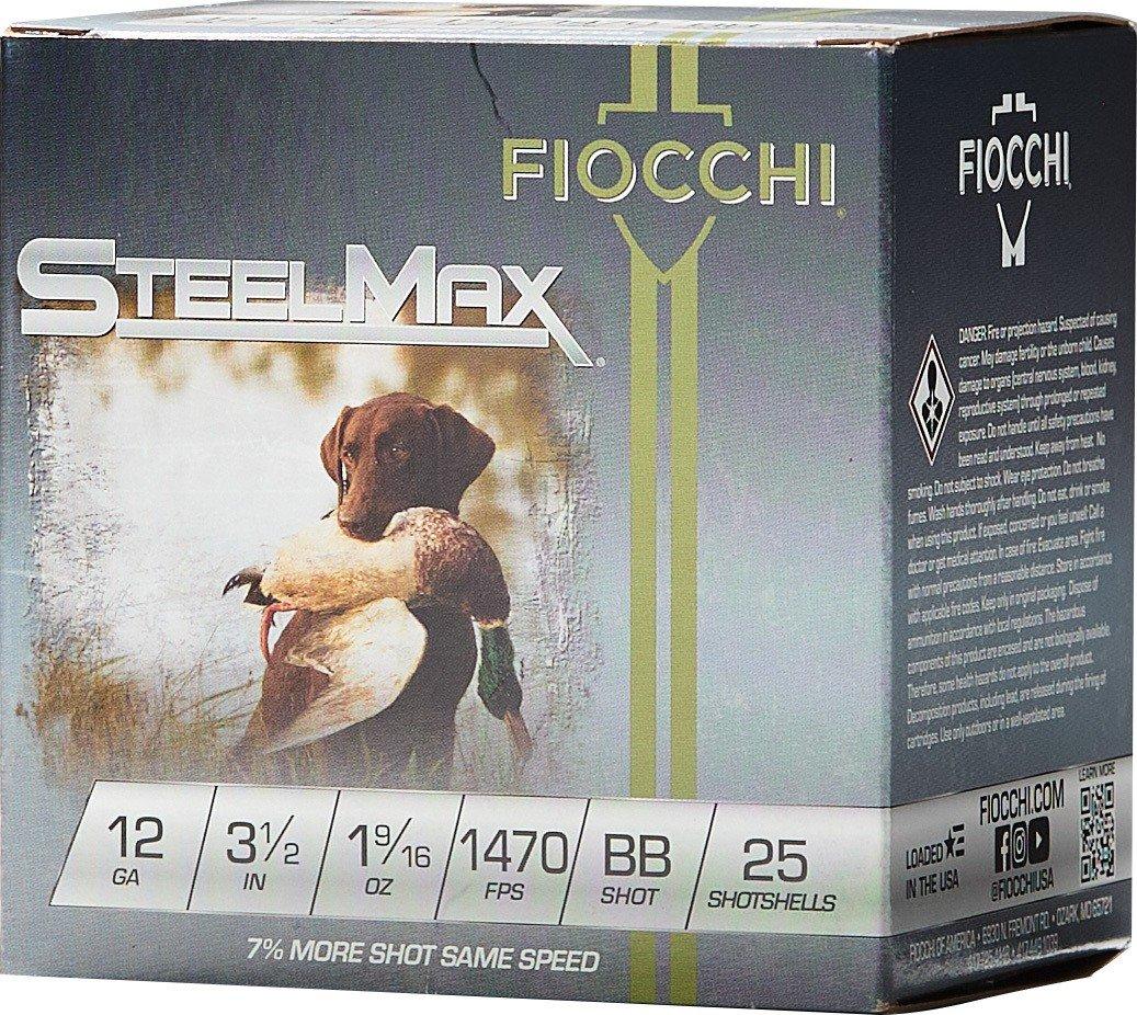 Fiocchi Scheels Exclusive Steel Max 12 Gauge Shotshells 25 Round Box - Fiocchi