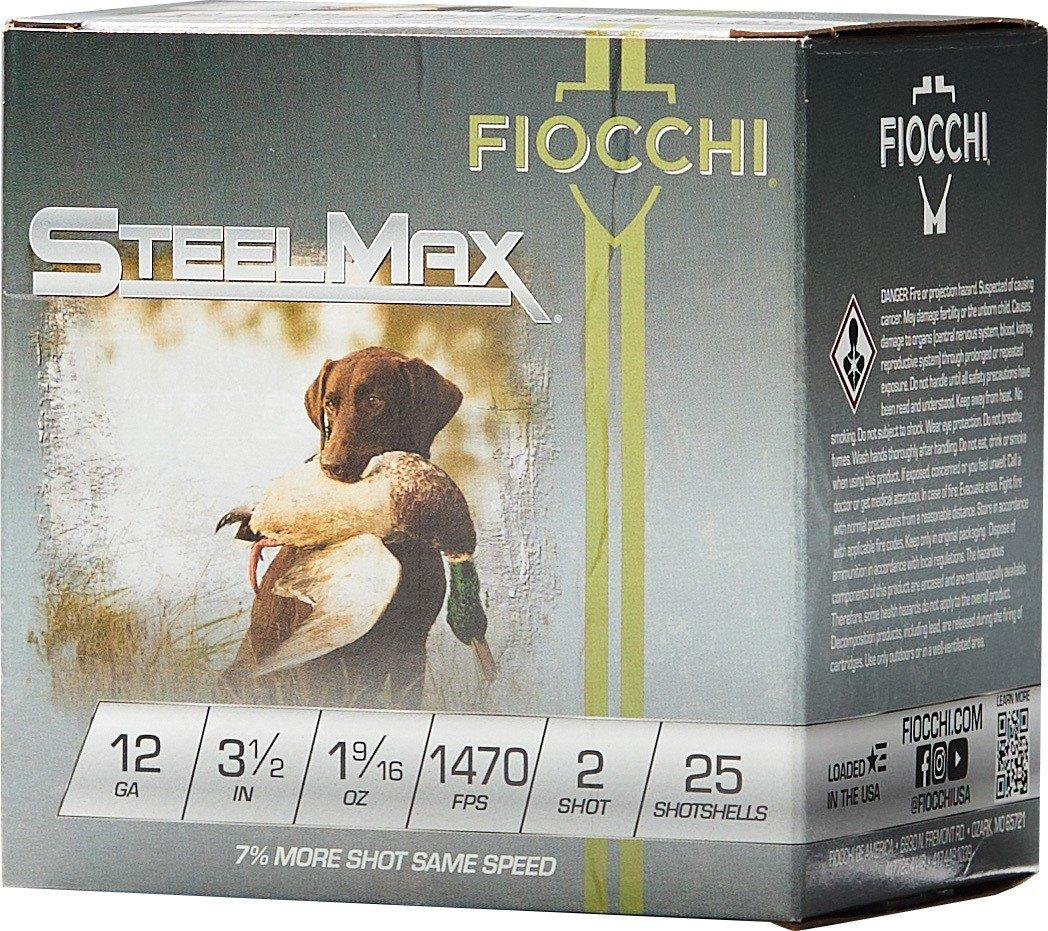 Fiocchi Scheels Exclusive Steel Max 12 Gauge Shotshells 25 Round Box - Fiocchi